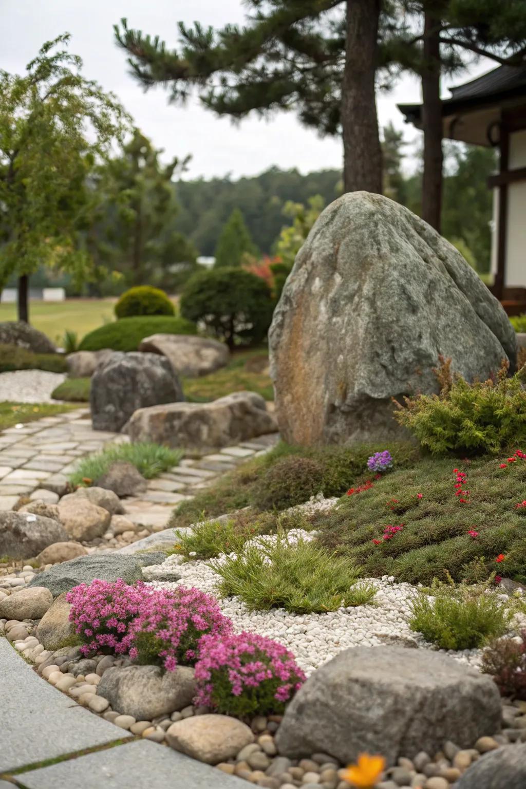 Highlight features producing dramatic focal points.