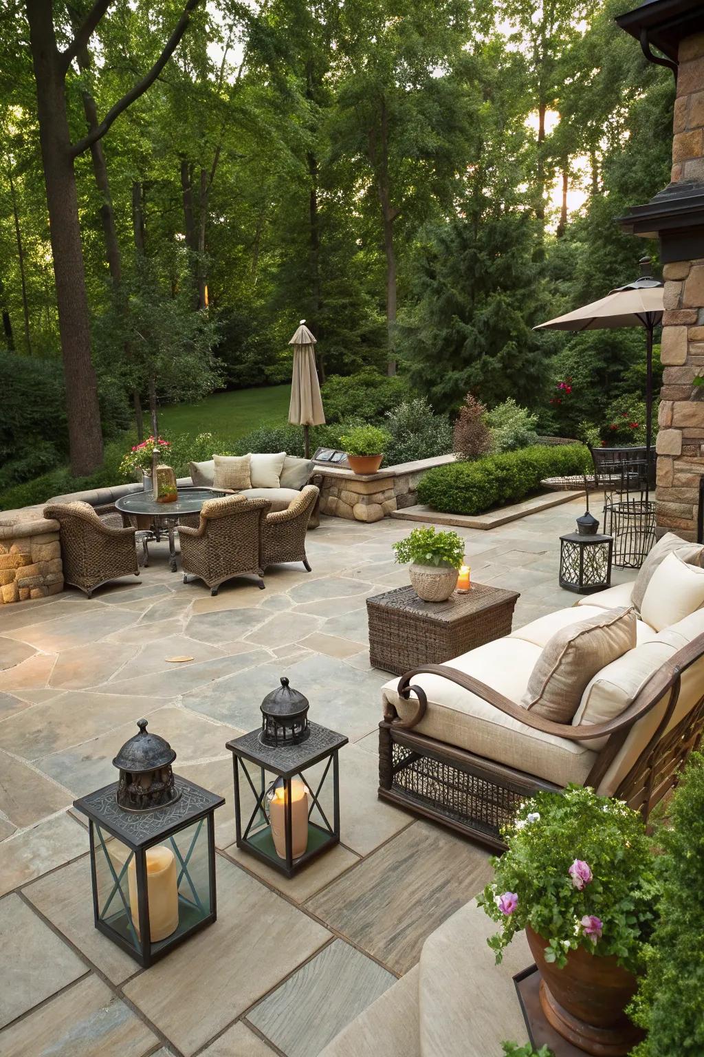 A rock platform that adds elegance and functionality.