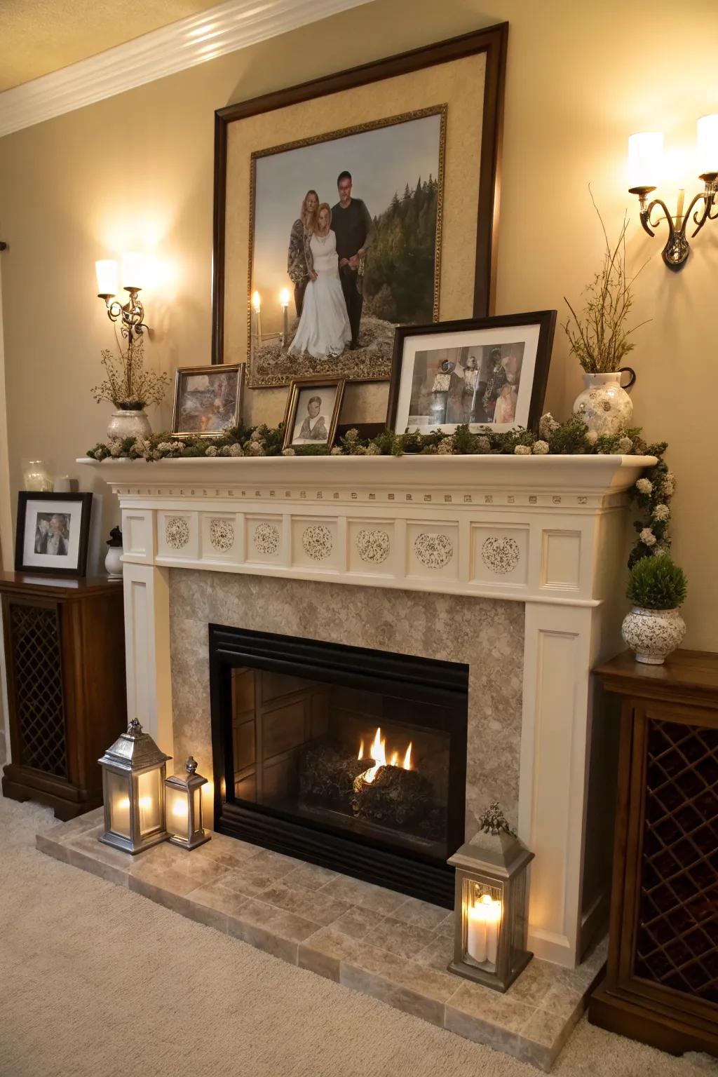 Personalize your surround using treasured decor pieces.