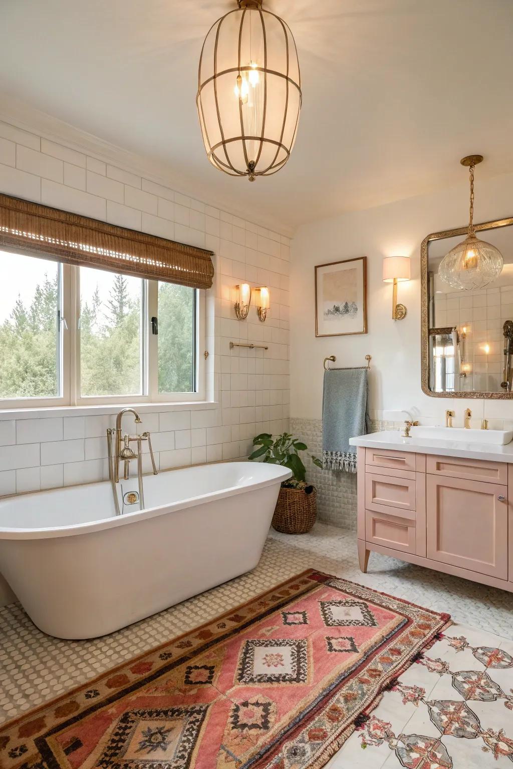 Classic touches contribute personality and charm to the area.