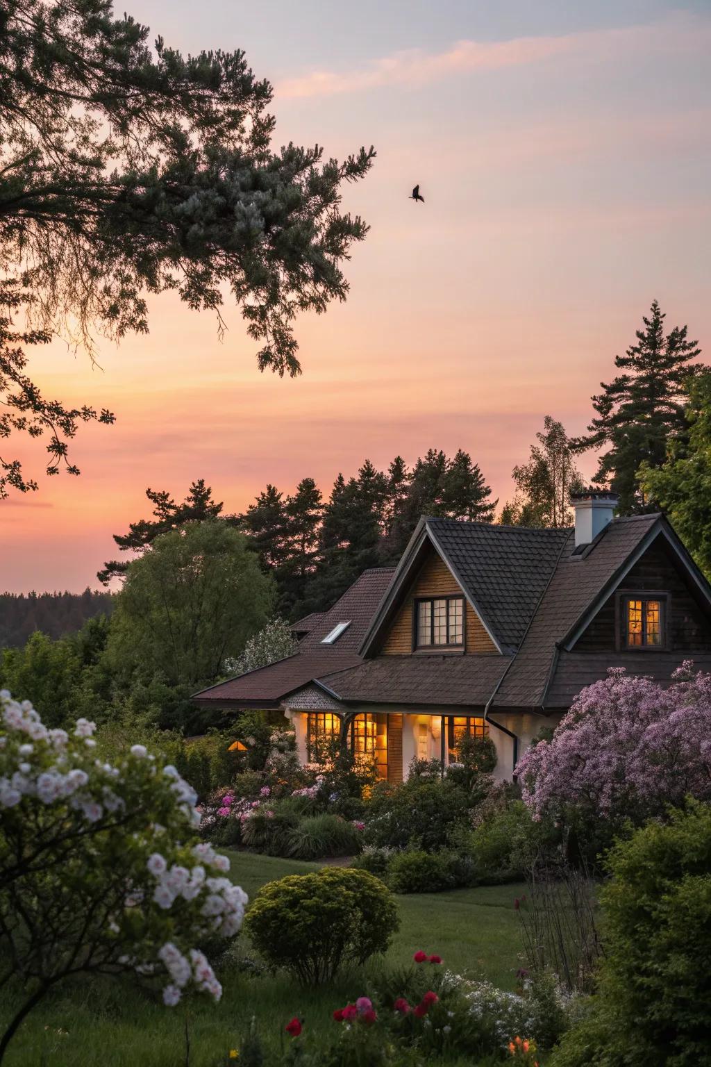 Butterfly roofs offer a unique silhouette and functional benefits.