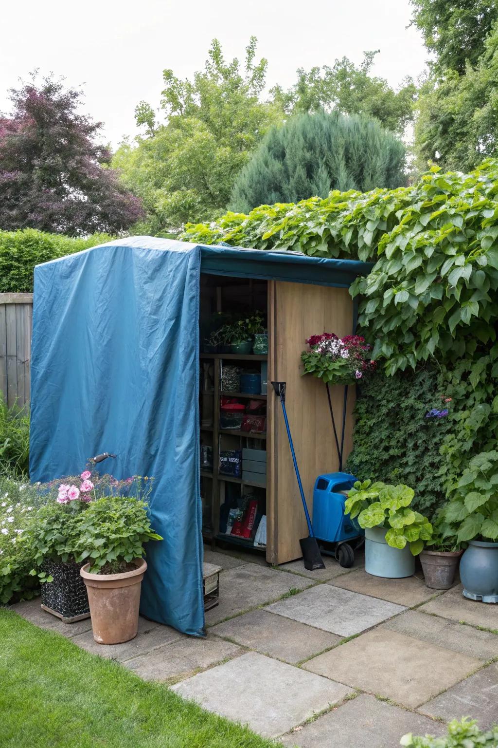 With covered storage options, you can keep your toys safe from the weather.