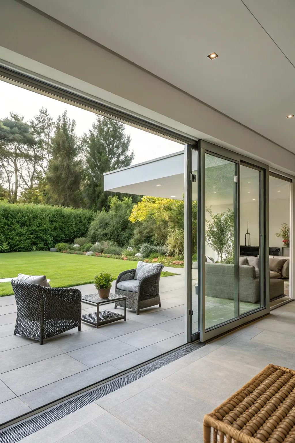 Aluminum entrances meld resilience using a modern-day aesthetic.