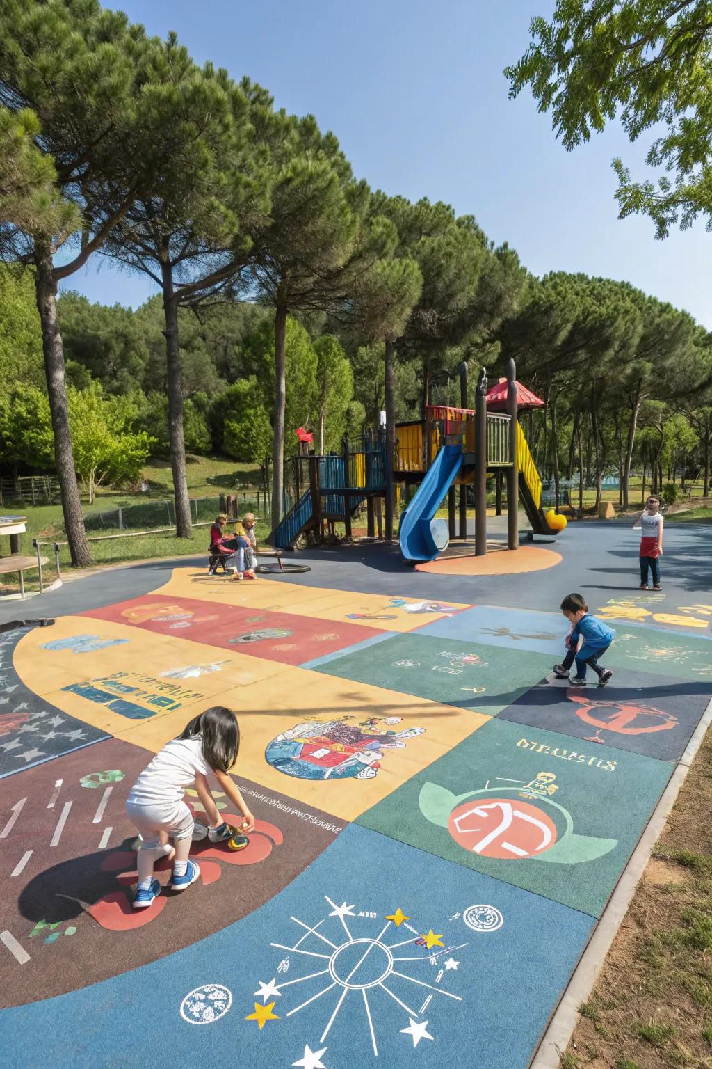 Themed zones inspire play and creativity.