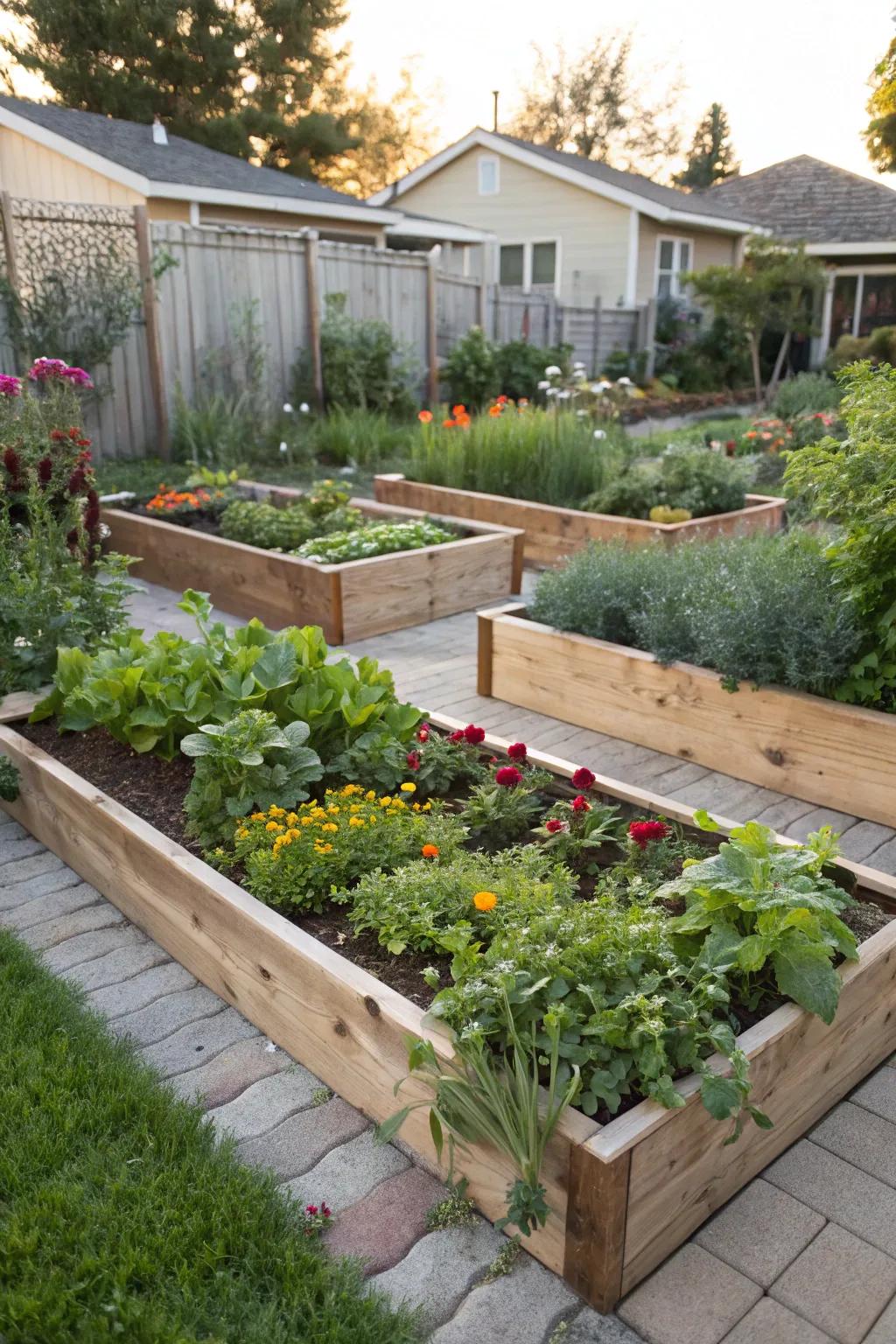 Combine aesthetics with practicality using cuisine plants.