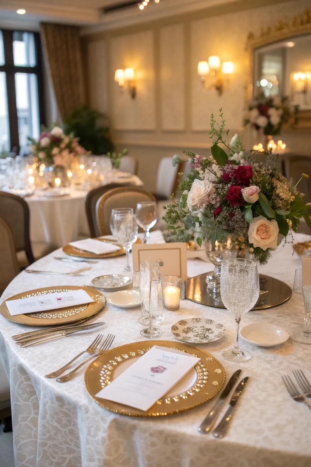 Personalized seating notes make attendees feel cherished.