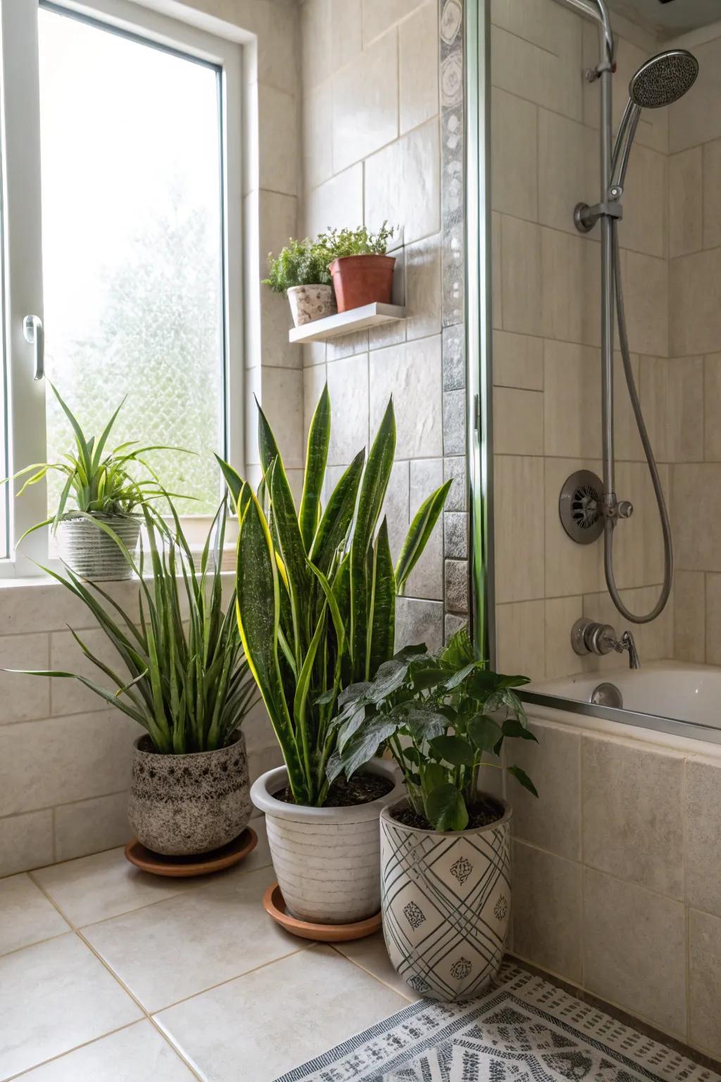 Elevate air quality through appealing, air-filtering species.
