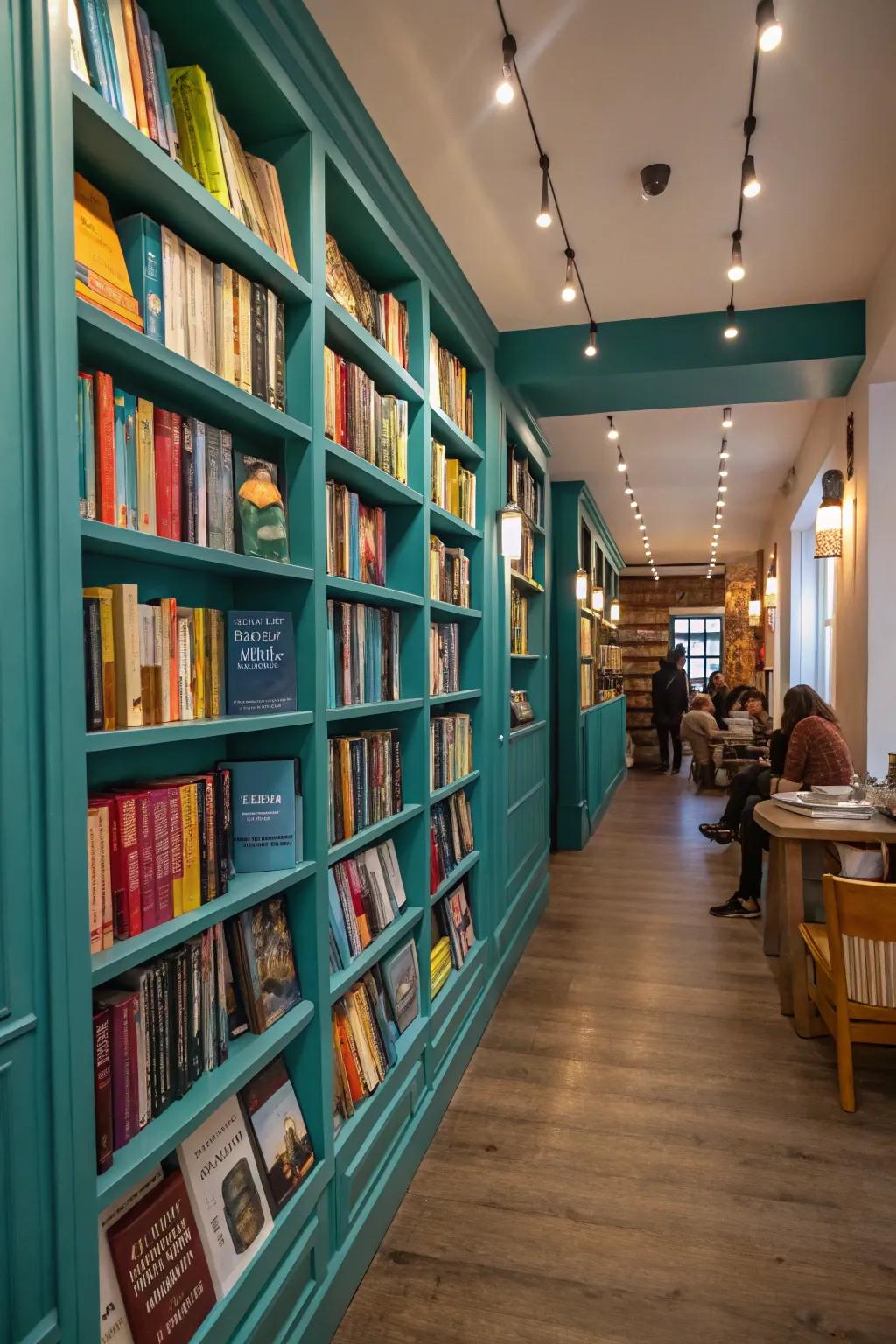Bright colors can invigorate and personalize your reading space.
