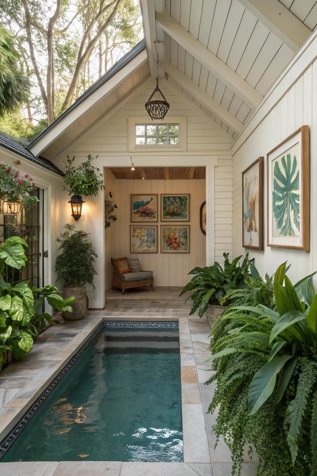 Warmth and personality added through decorative accent pieces.