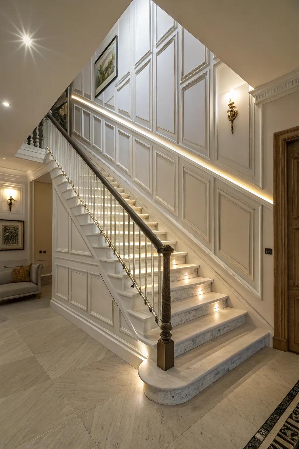 Illumination spotlights your trim and adds a magical impression.