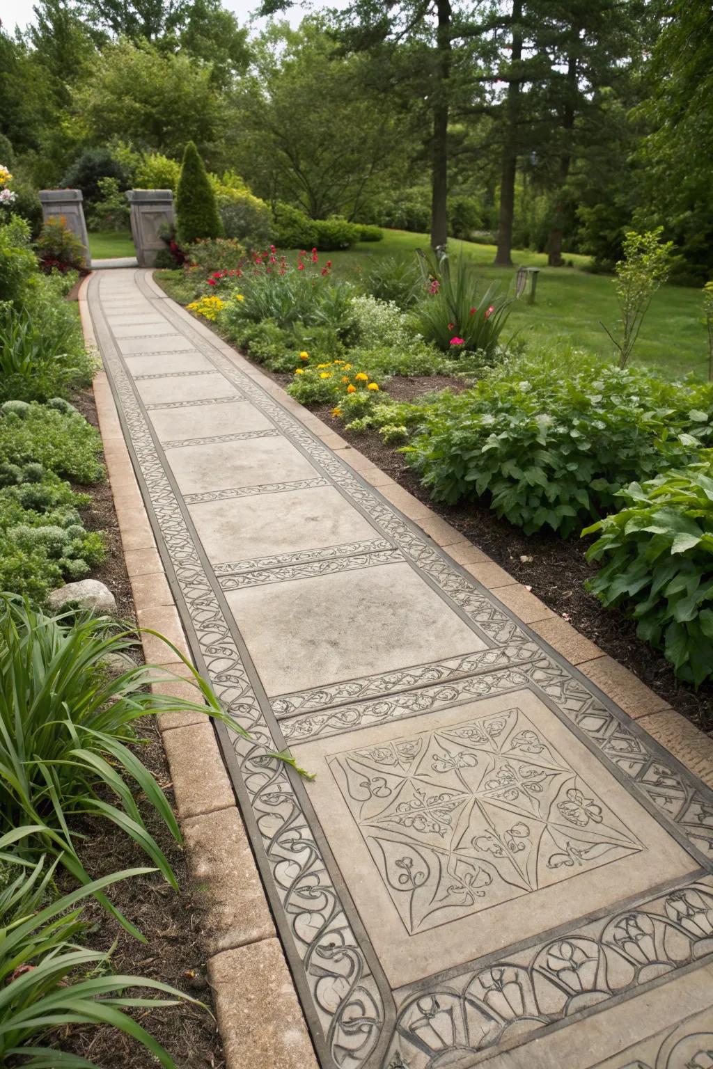 Incorporate definition through ornamental borders.