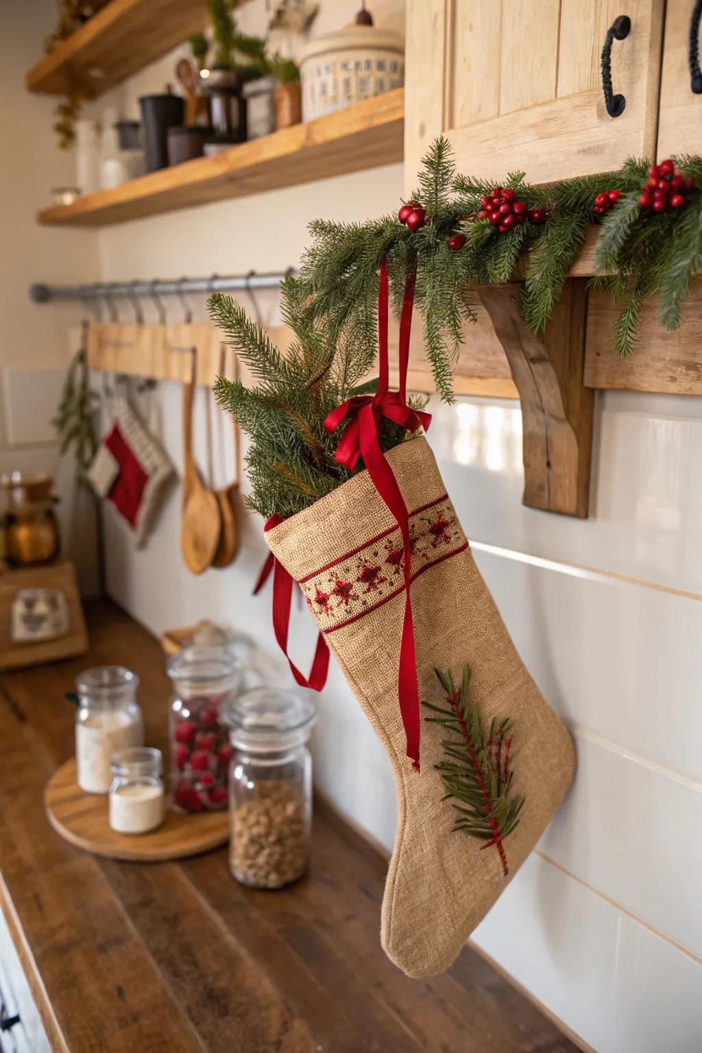 Coffee bag stockings are a smash with coffee devotees.