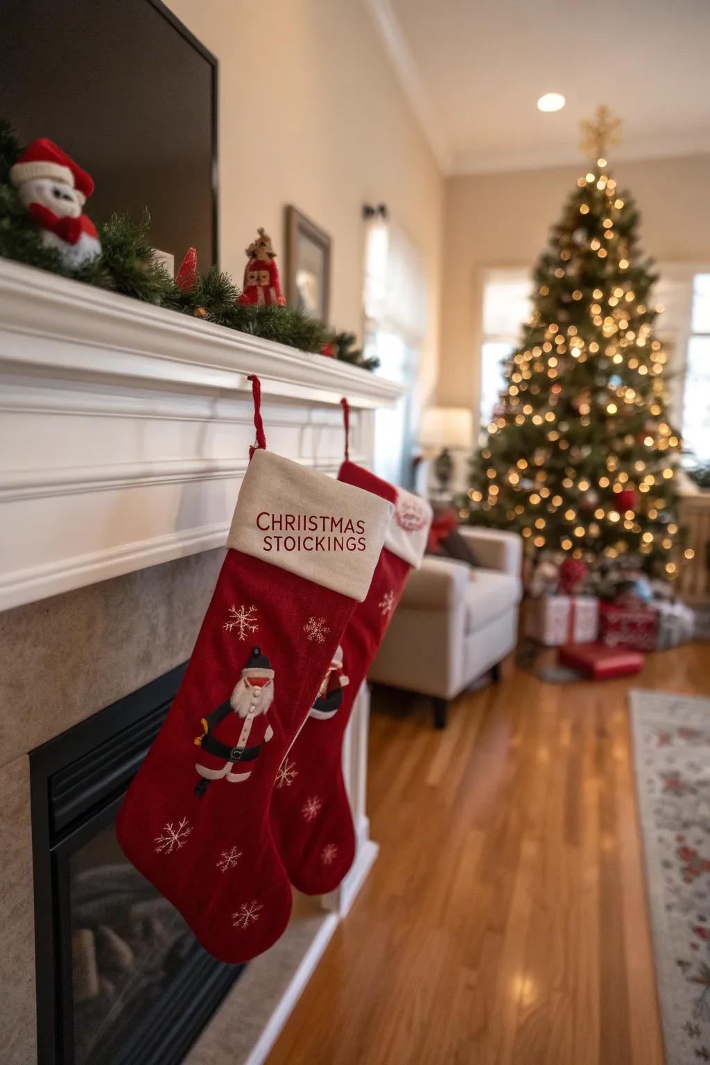 Personalized hosiery delivers warmth coupled with individuality.