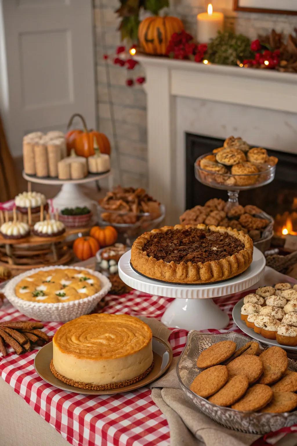A dessert lover's paradise for Thanksgiving.