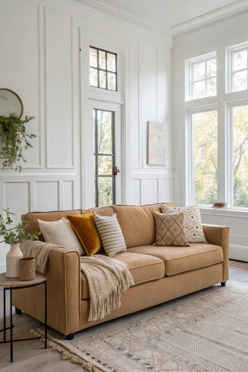 A monochrome design offers enduring sophistication and simplicity.