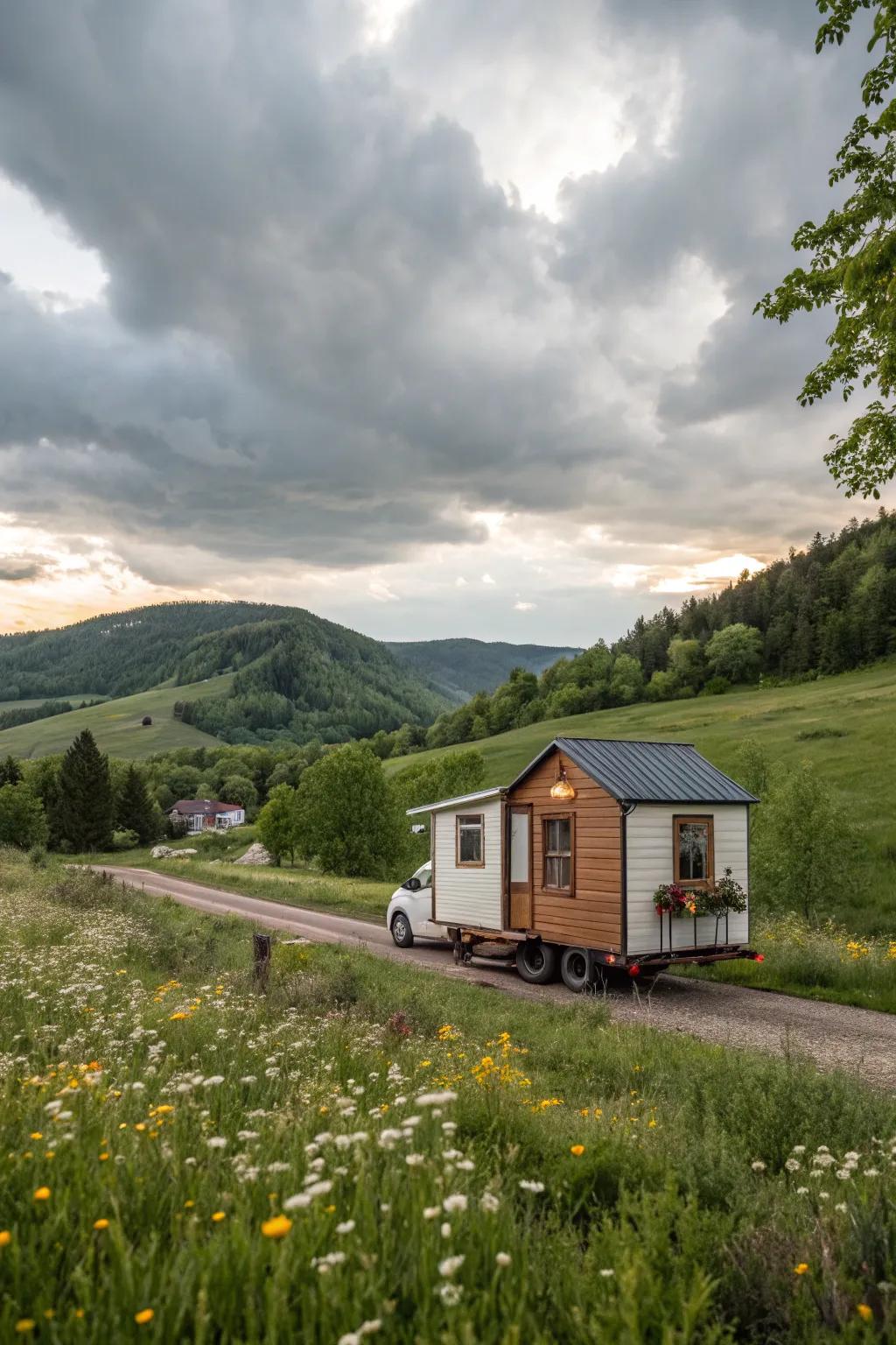 Experience mobility with a compact dwelling on wheels.