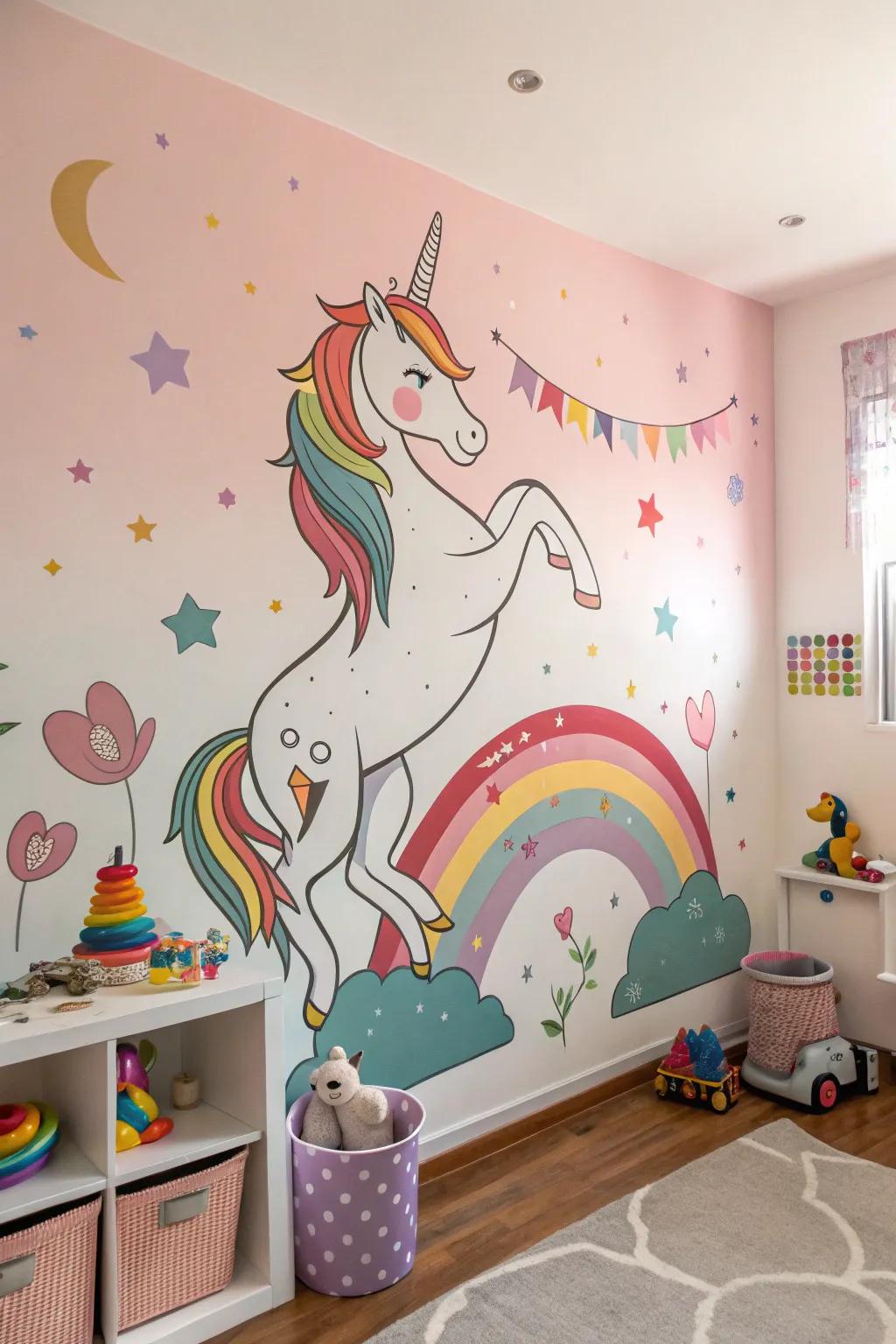 Personalized art introduces a special accent to your fantasy creature getaway.