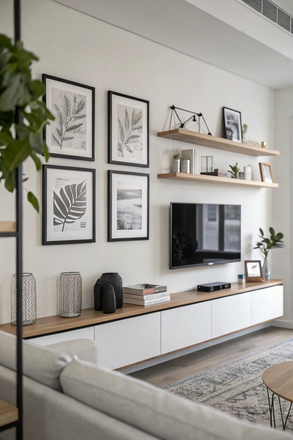 Understated designs amplify contemporary aesthetics.