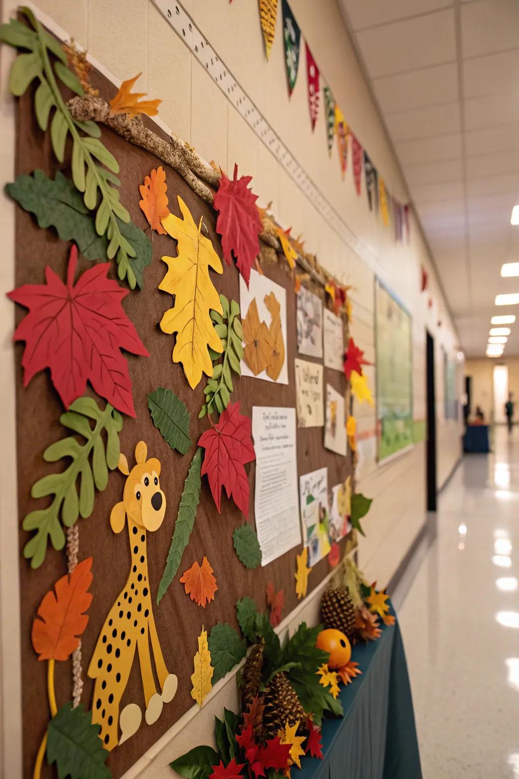 A nature-themed board that helps students link with and understand the environment around them.