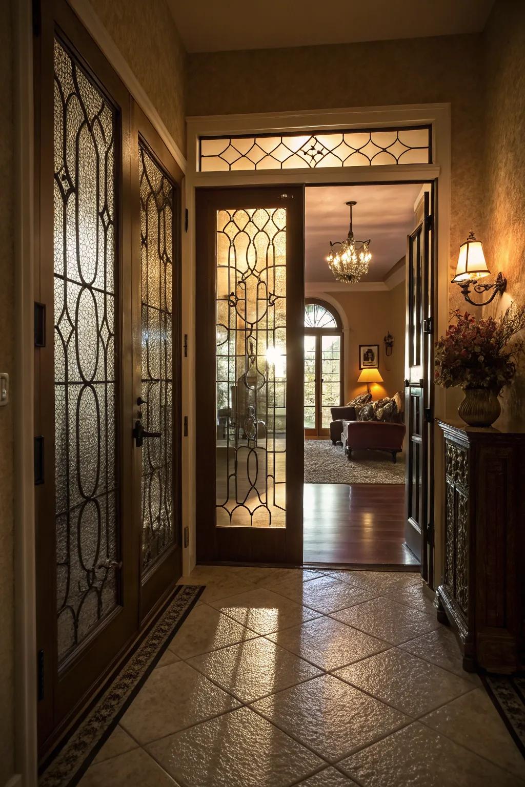 Refined glass brings together solitude with class.