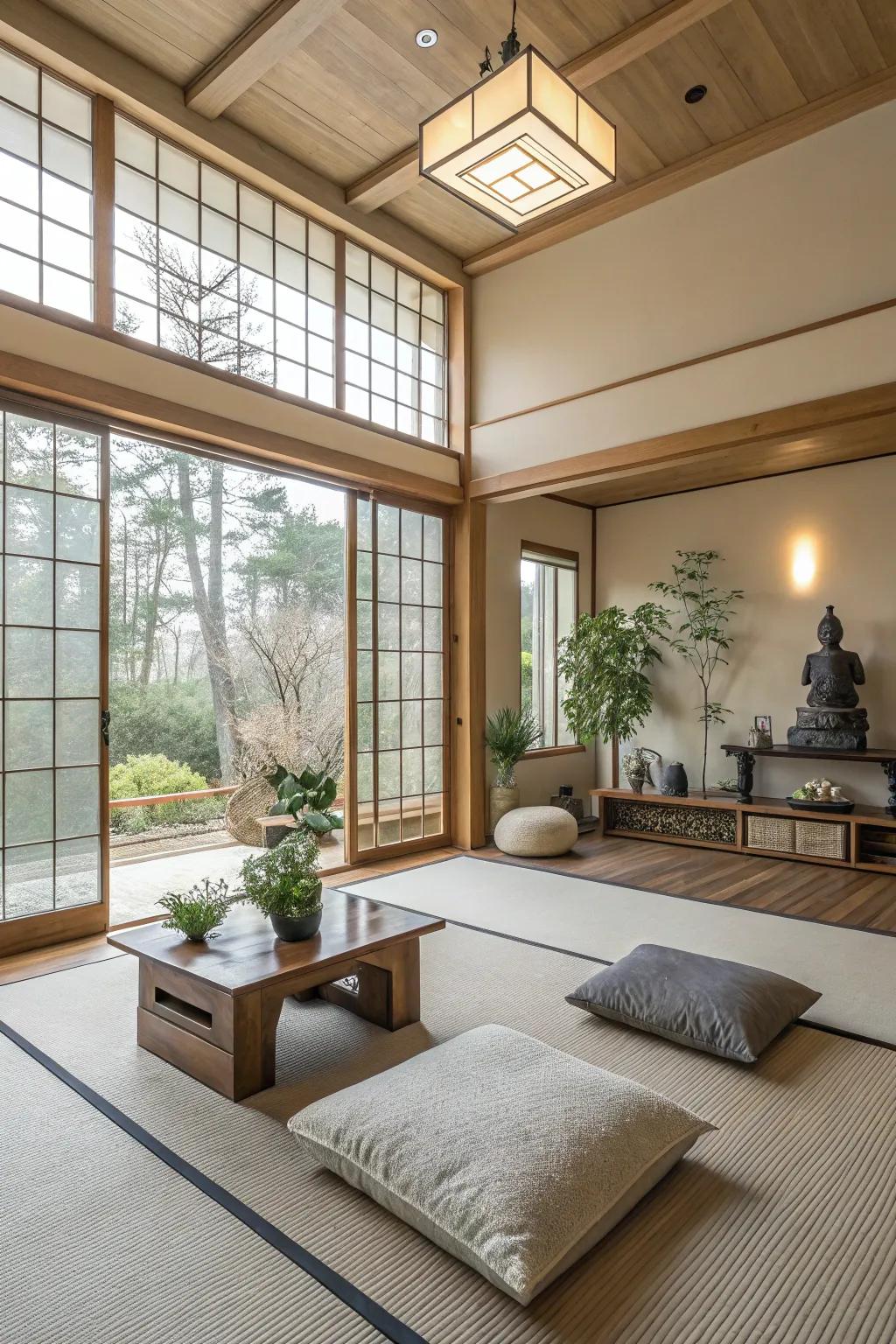 Open areas inspire liberation and leisure.