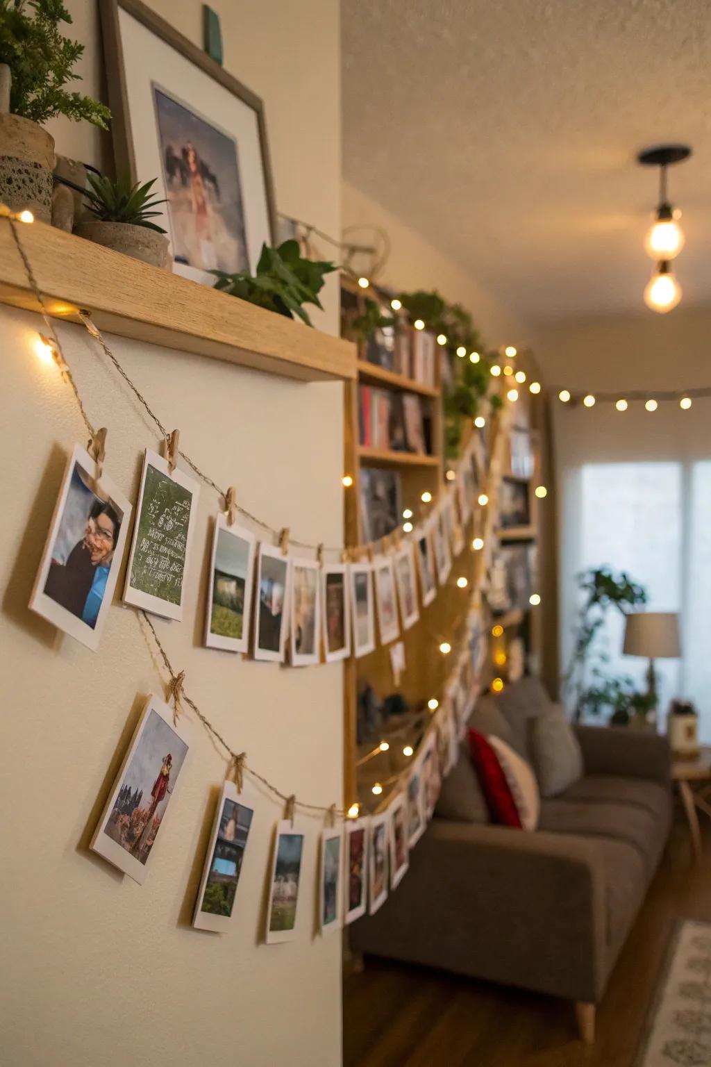 Handcrafted Image Wreath: A Heartfelt Stroll Through Time