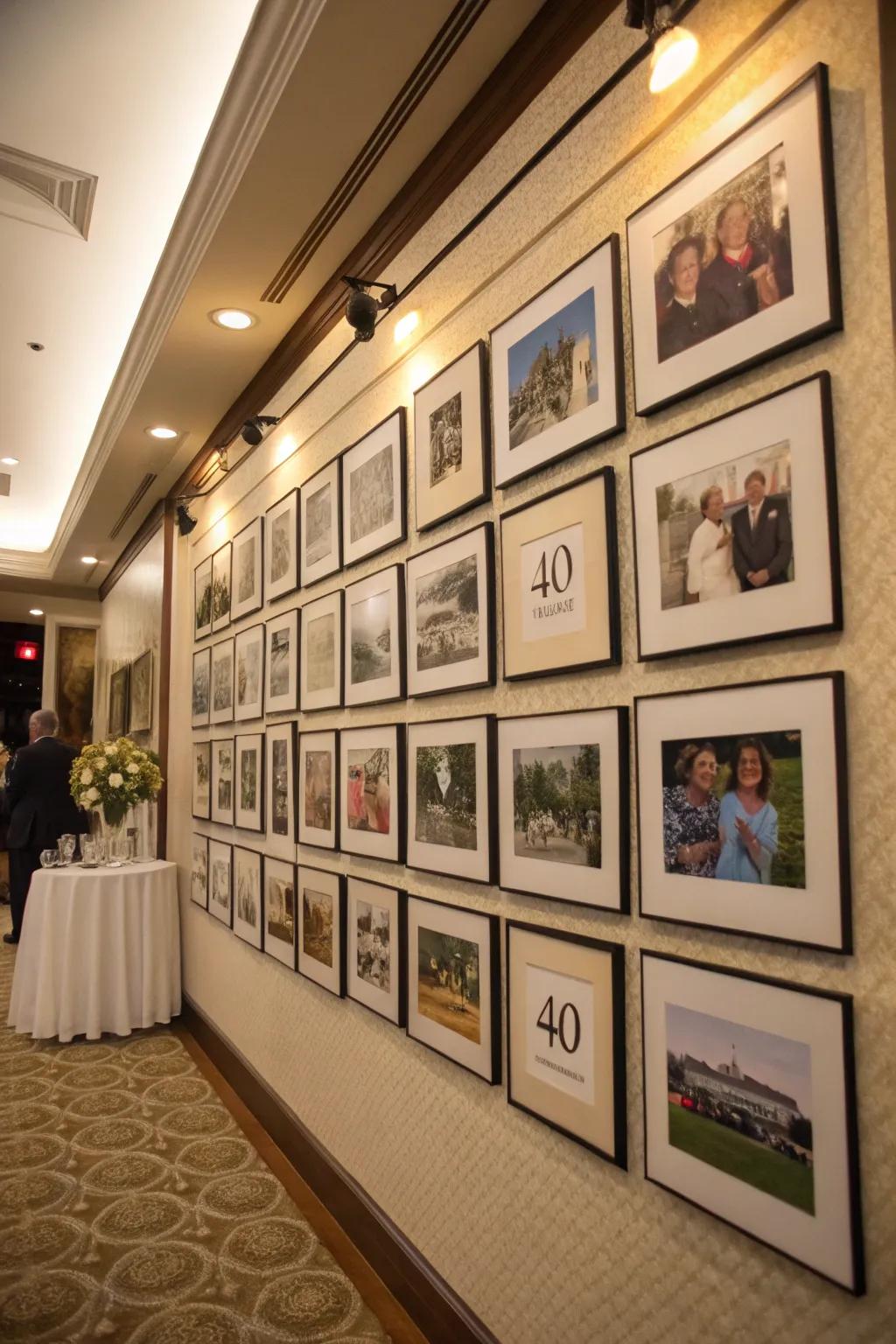 A journey down memory lane through photographs.
