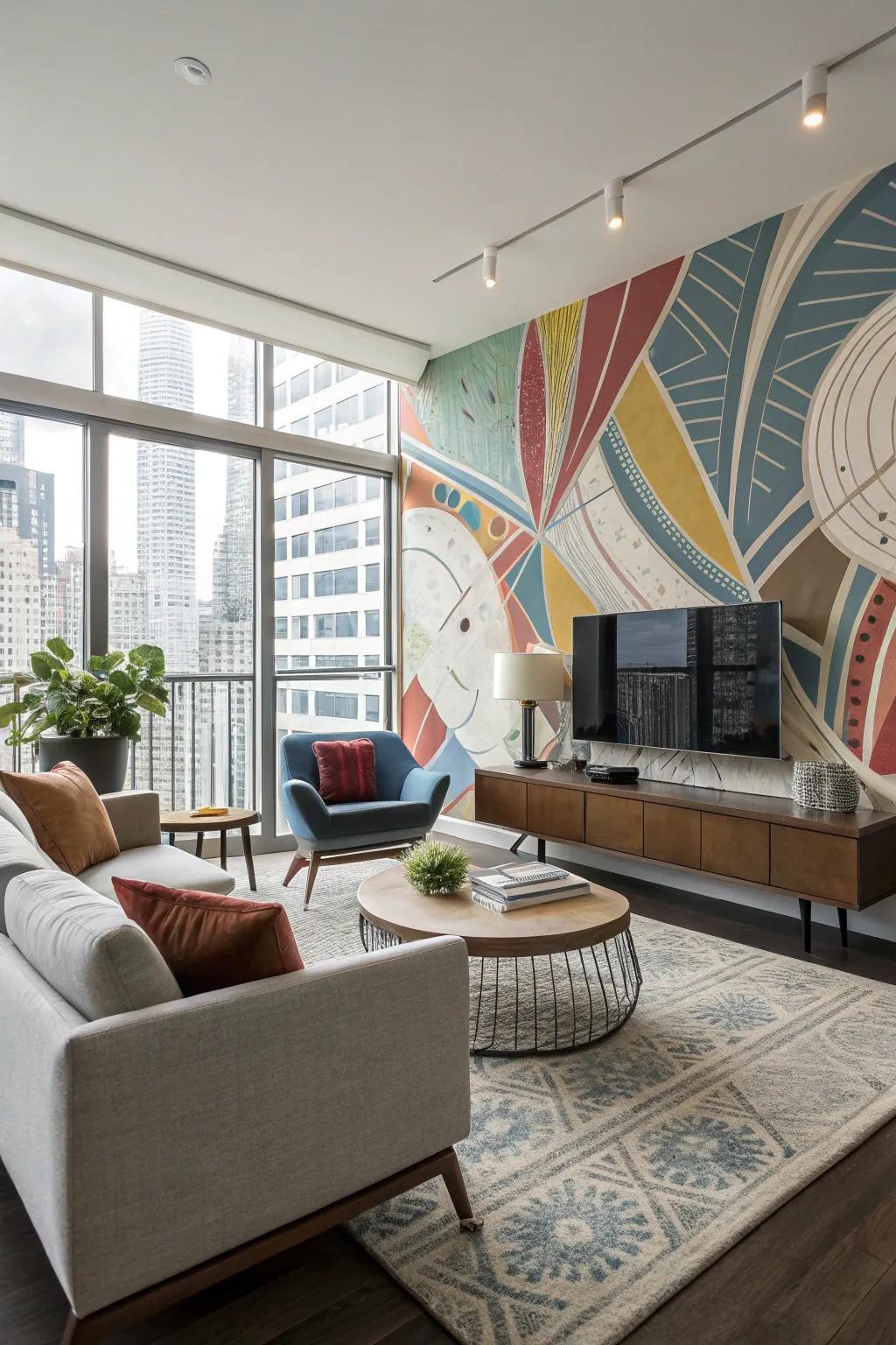 Unified integration alongside furnishings elevates the overall design.