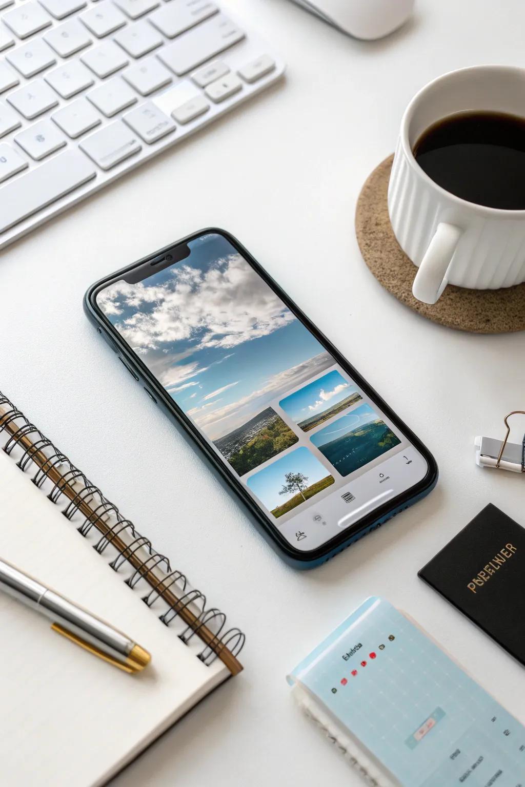 Achieve seamless integration with transparent photo widgets.