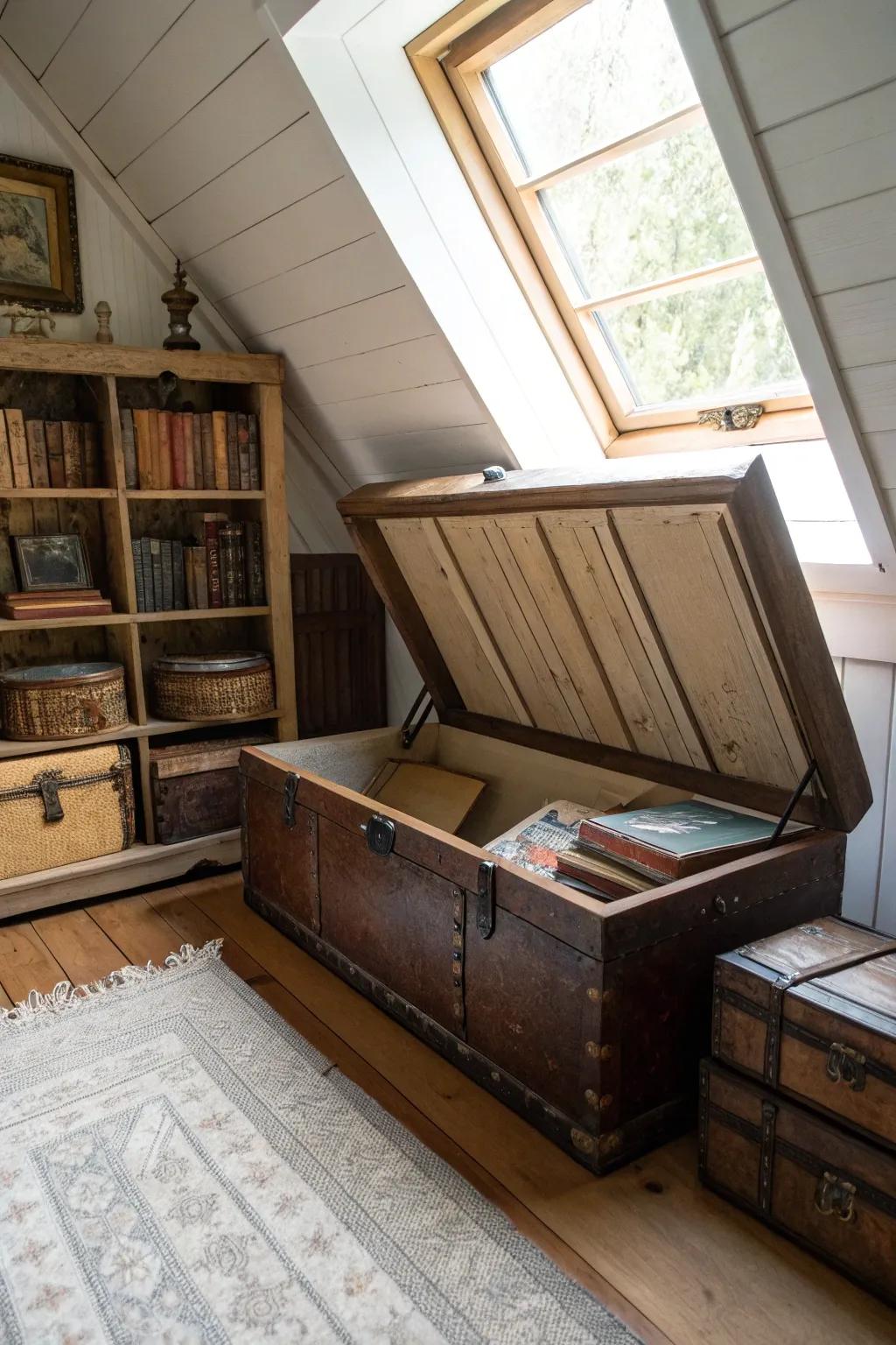 Furniture with concealed storage unifies comfort with utility.