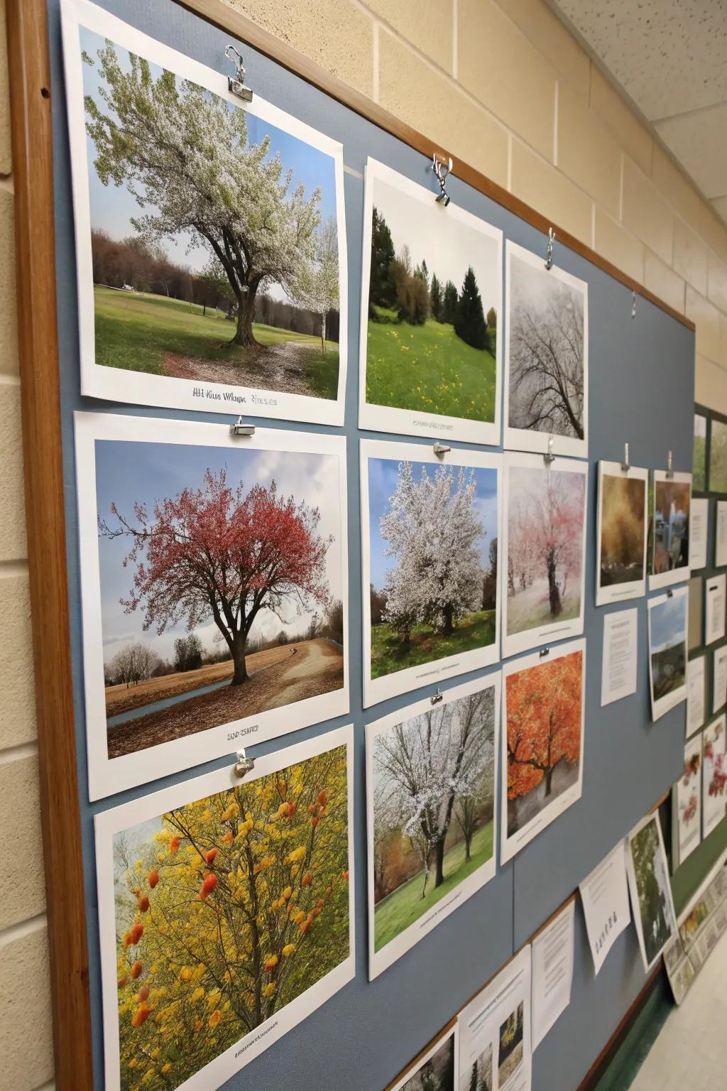 Capture the essence of the seasons with a transforming apple tree.