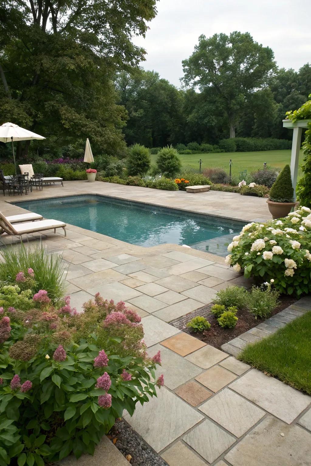 Achieve timeless elegance with stone paver patios.