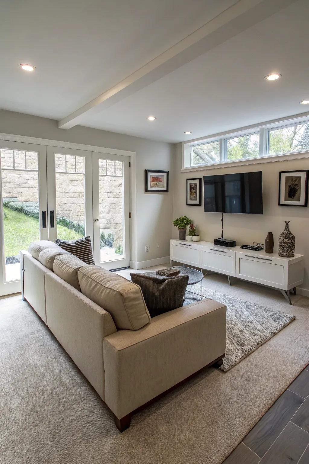 Space-saving furniture optimizes utility without sacrificing style.