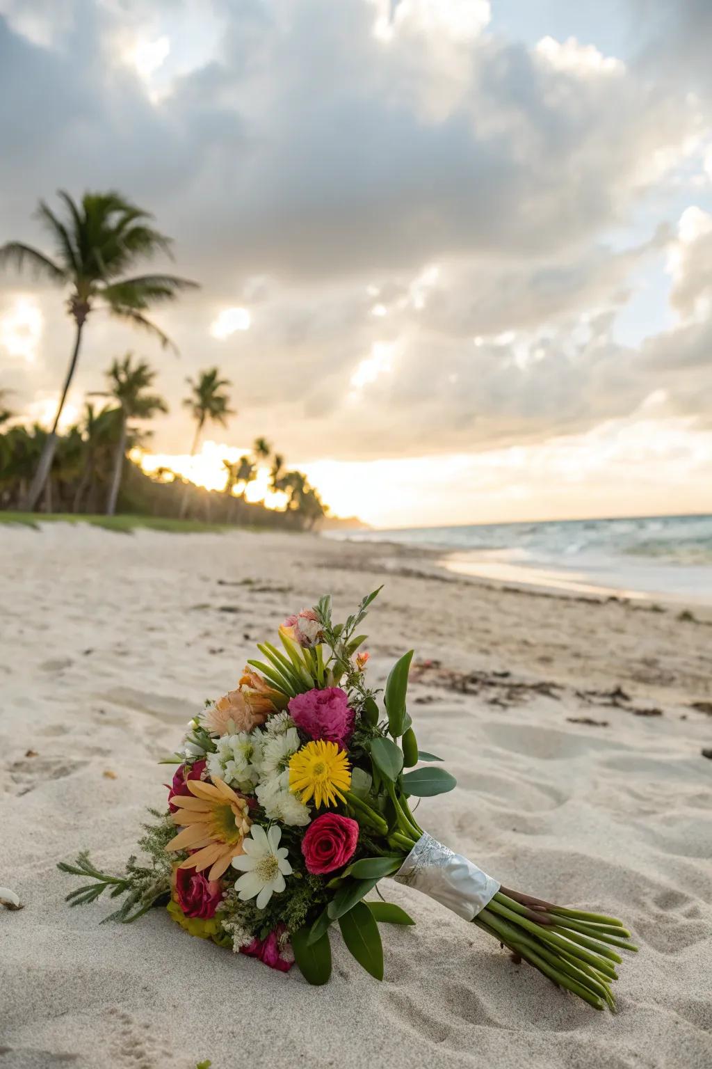 An eco-aware posy showcasing local blossoms.
