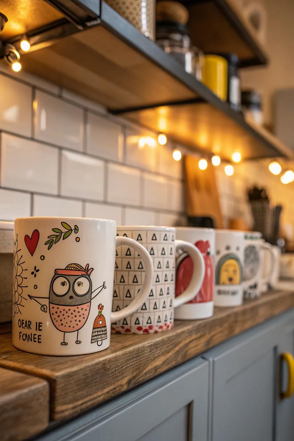Whimsical drinkware makes sipping your favorite beverage even more enjoyable.