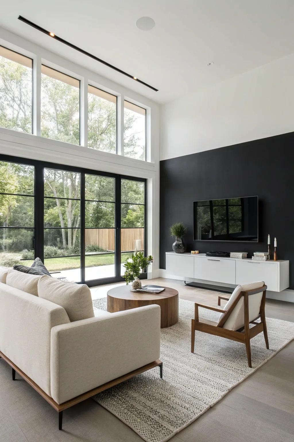 A minimalist design can create a striking statement in a subtle manner.