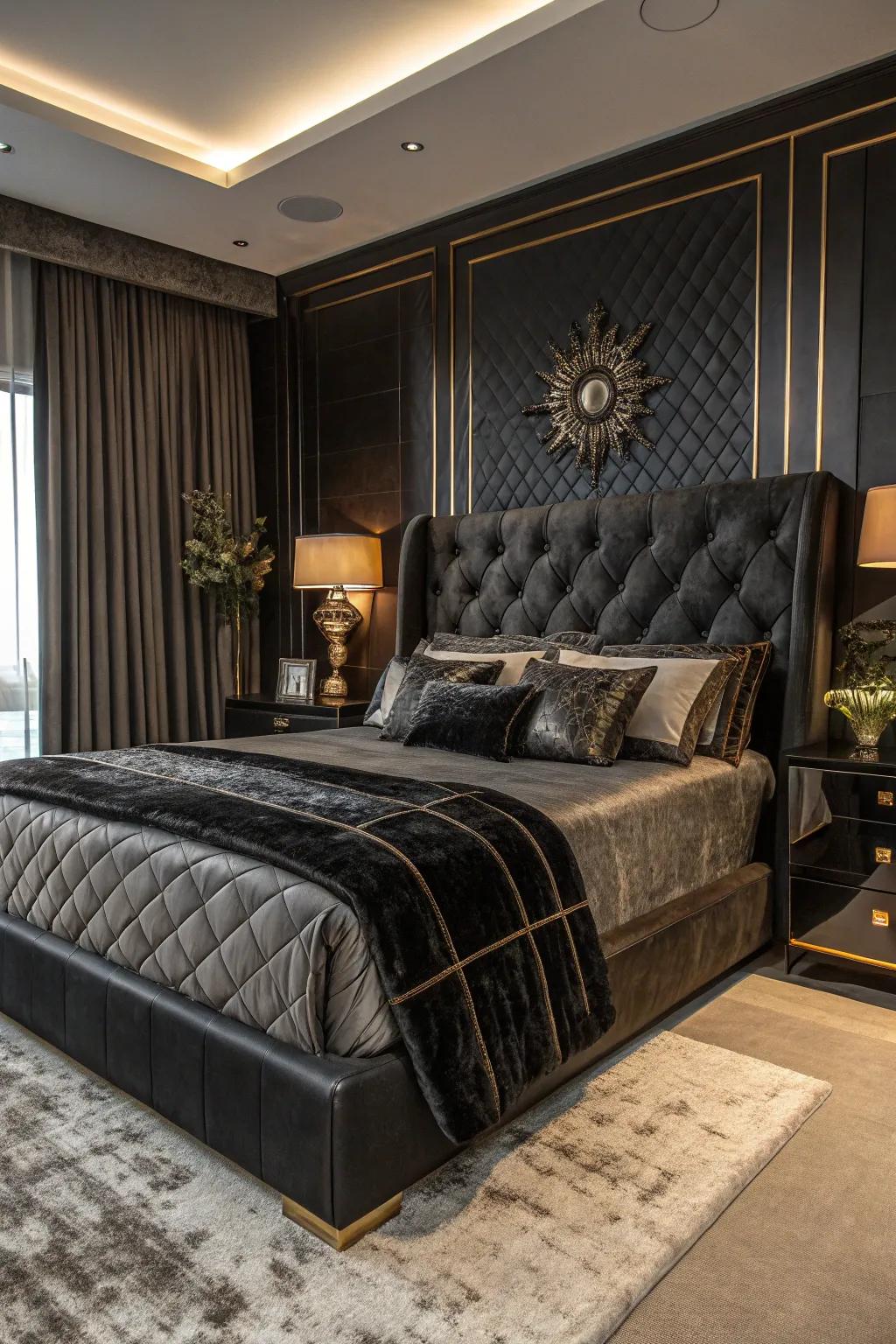 Layering textures fashions a snug and welcoming atmosphere.