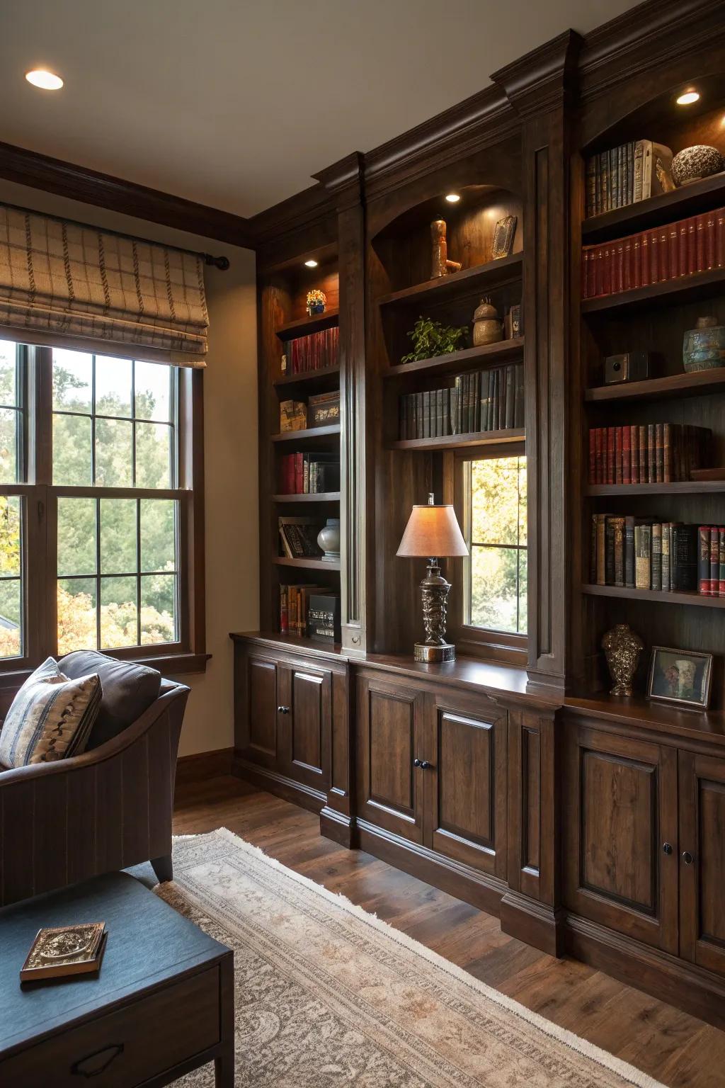 Play with colors and materials to complement your interior style.