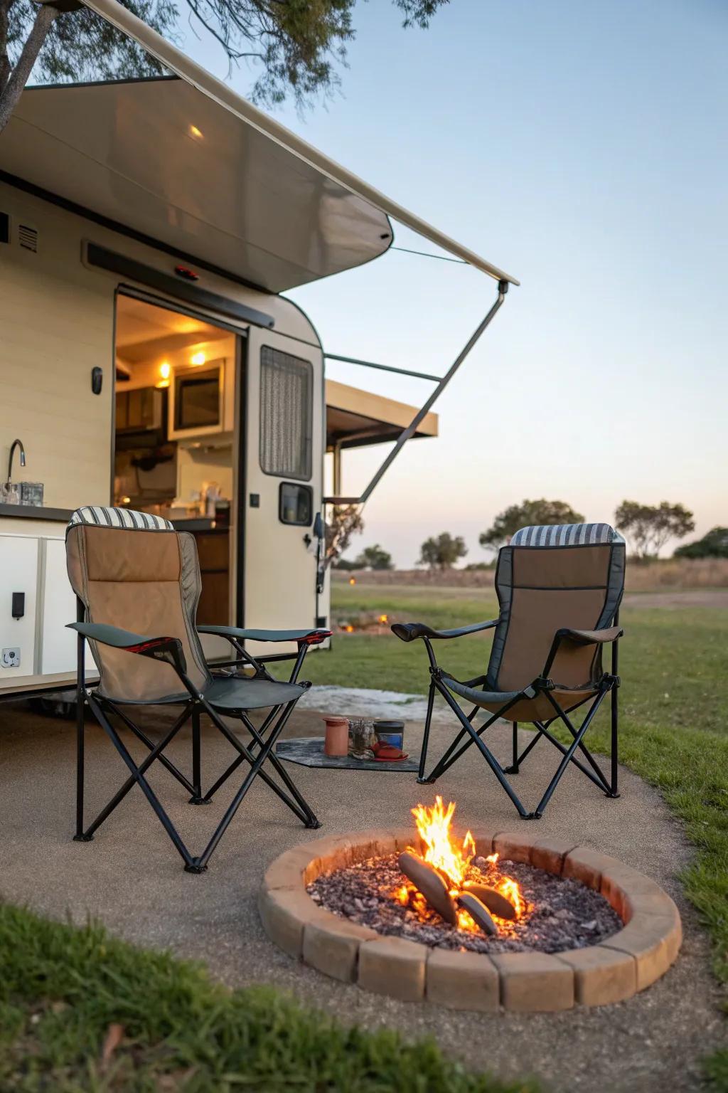 With cozy seating options, you can relax in style.