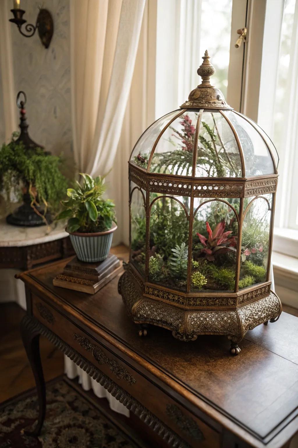 A Grand Victorian Conservatory enclosure fashioned to exude sophistication.