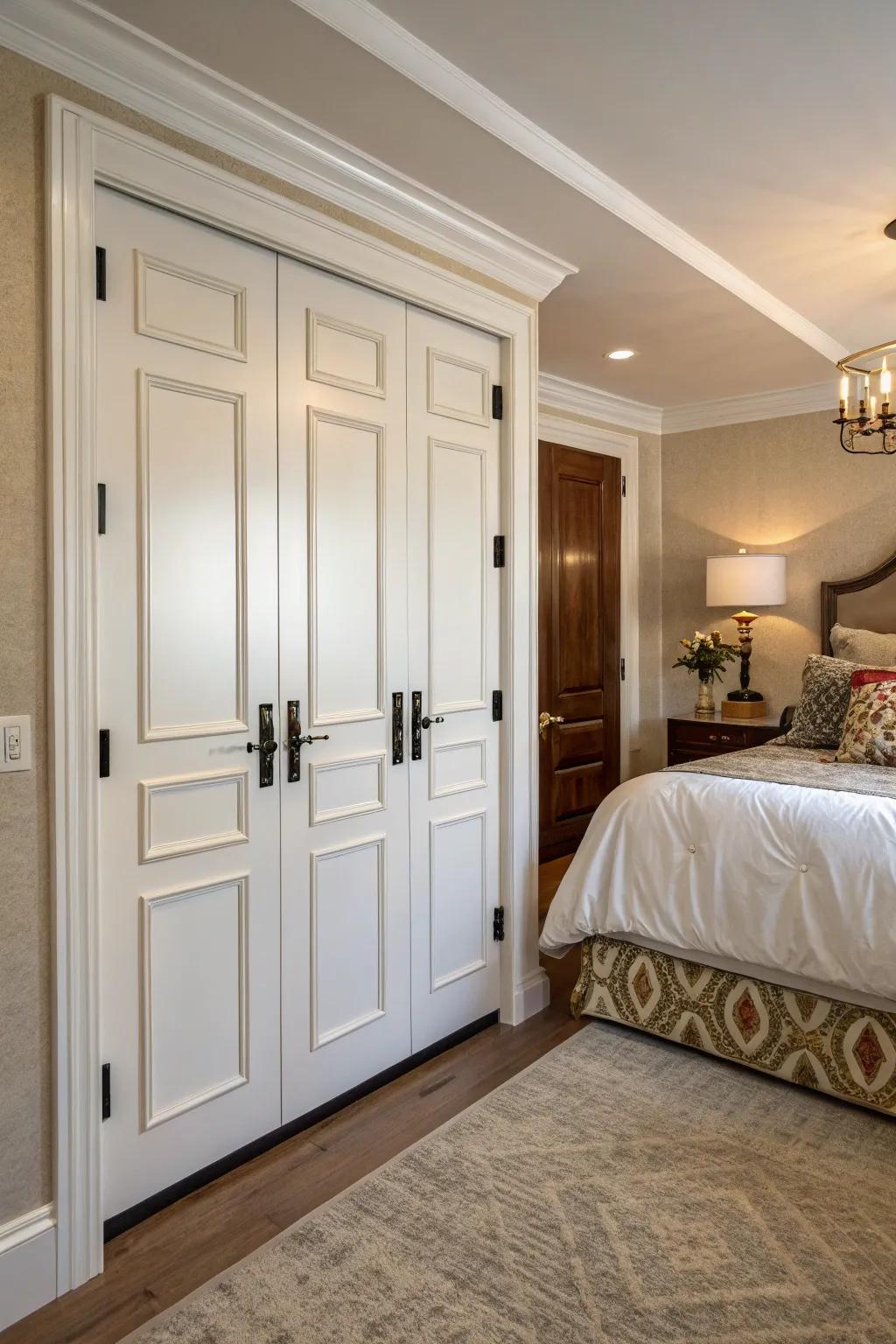 Modern updates on traditional panels keep them timeless.