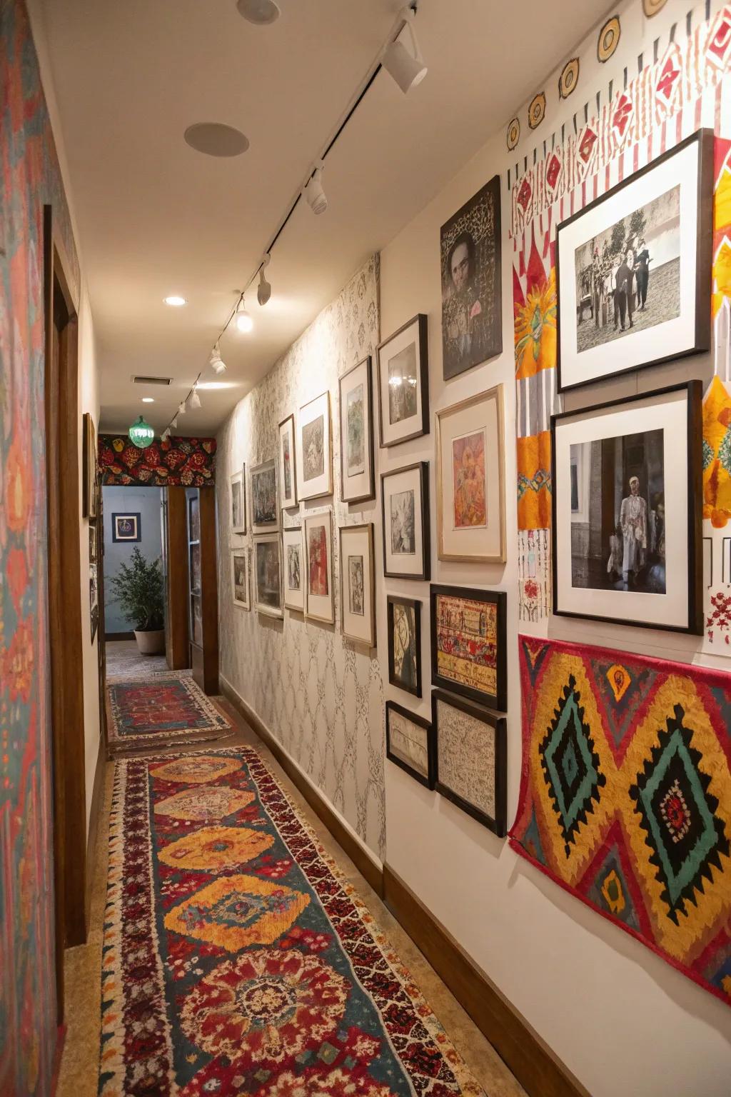 Collection walls deliver a intimate and impressive point of interest.