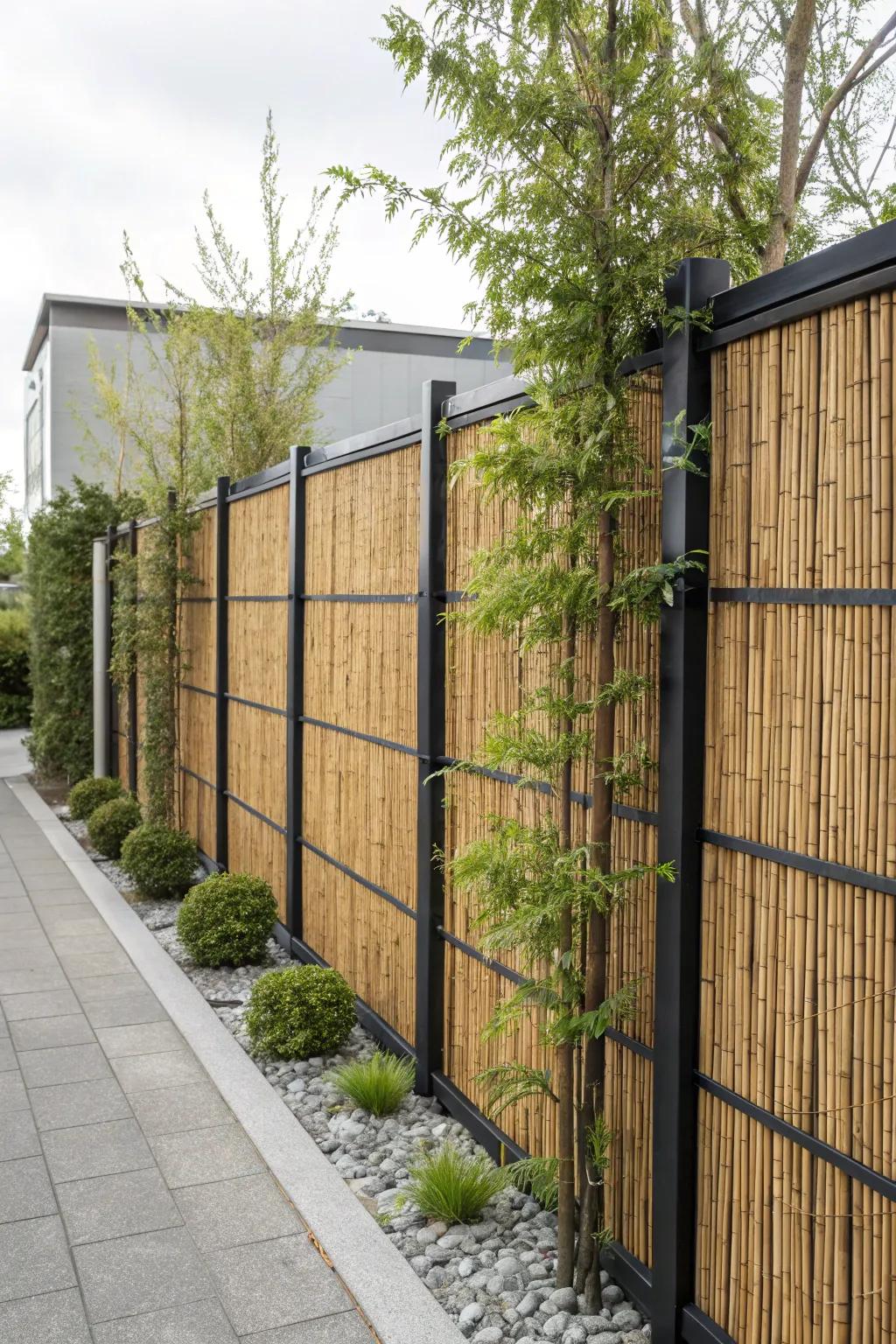 Privacy screens offer additional coverage and flair.
