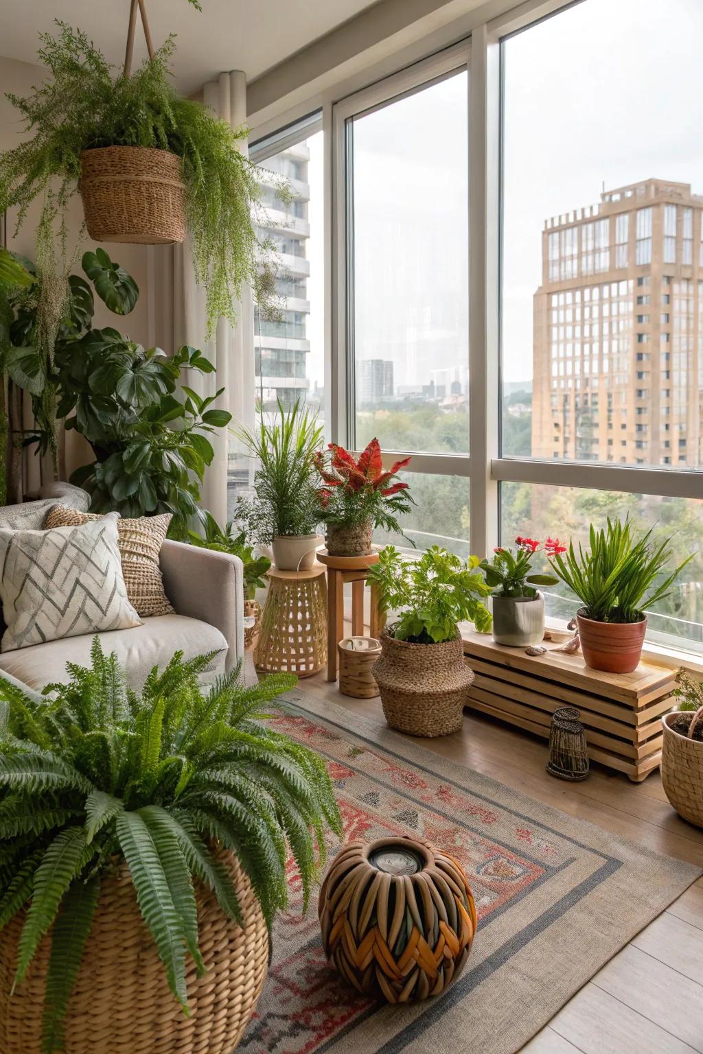 Indoor flora infuses vibrancy and freshness into your home.