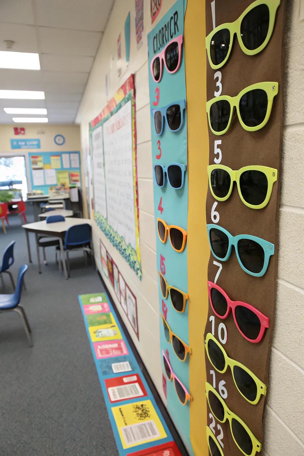Sunspecs countdown bringing calm vibes to the classroom.