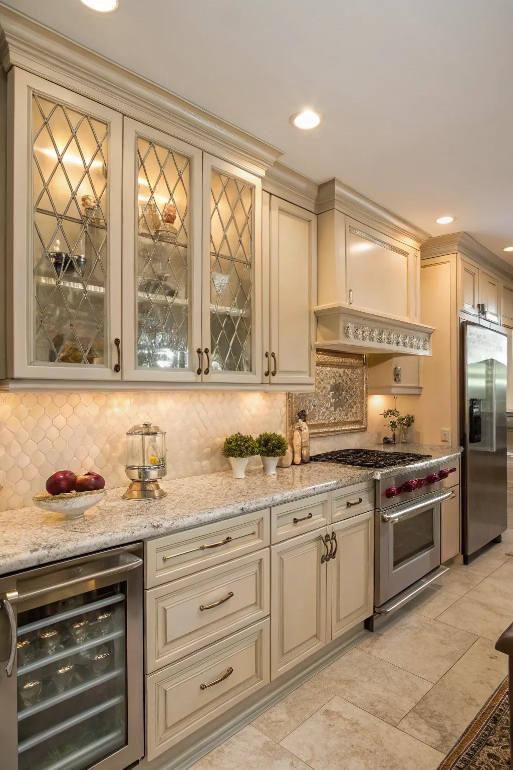 Blending textures enriches the visual appeal.