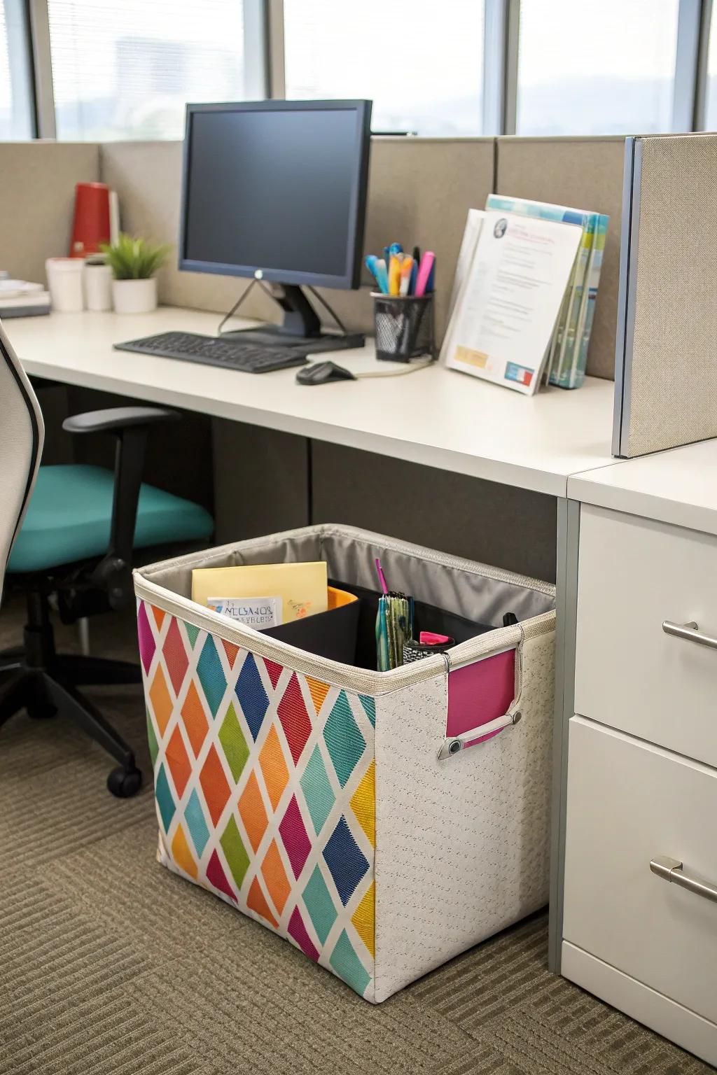 Keep your essentials organized with personal storage solutions.