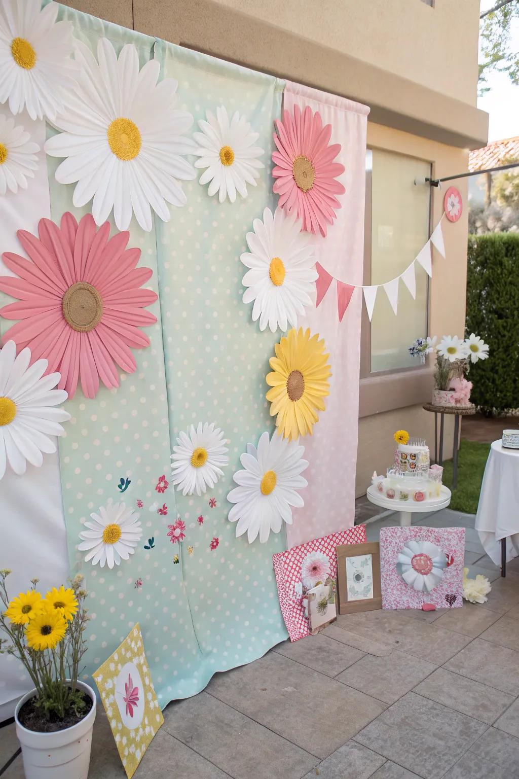 Capture moments with a fun wildflower setting.