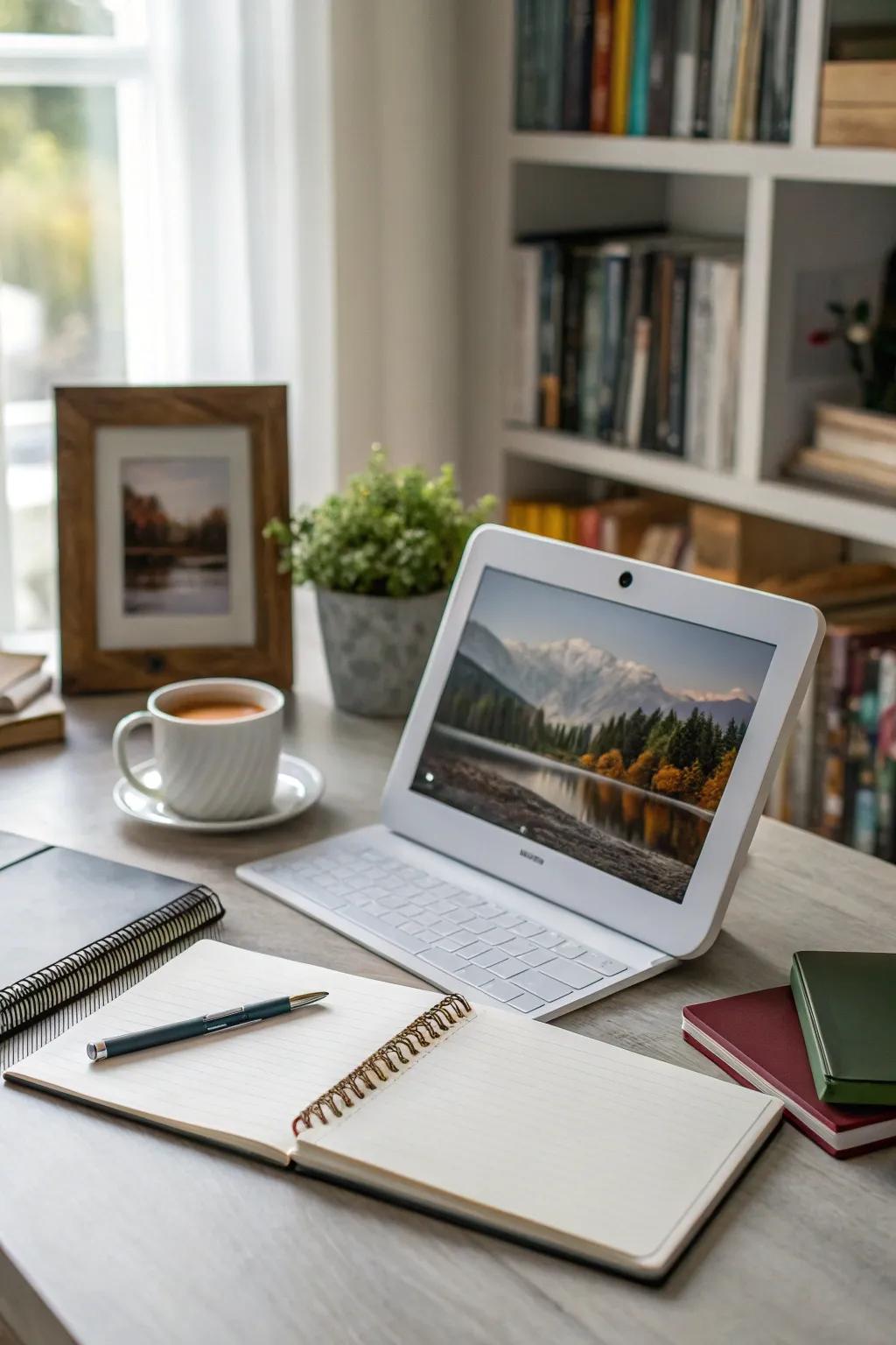 A digital display inspires and motivates.