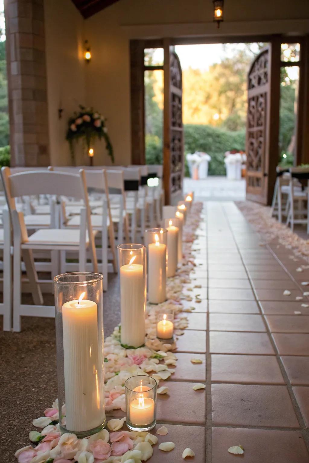 Gliding flickers fashion a serene and enchanting ambiance.